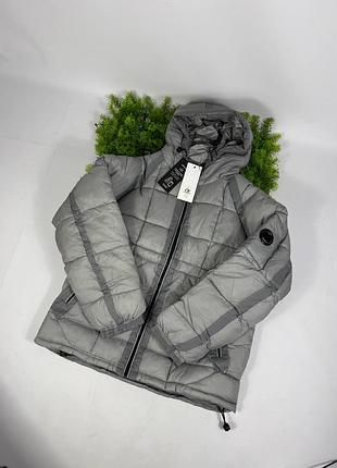 Пуховик cp company grey