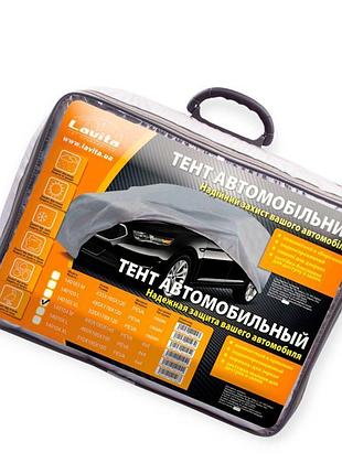 Тент-накидка джип/минивен m 440х185х145 peva с подкладкой, карман зеркал, замок lavita