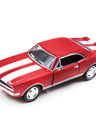 Детская модель машинки chevrolet camaro z kt5341w инерционная, 1:37 red
