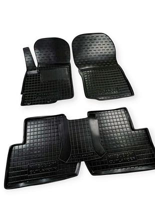 Коврики салона mitsubishi outlander (2012-2020) борт 2,5 см, с перемычкой avto-gumm