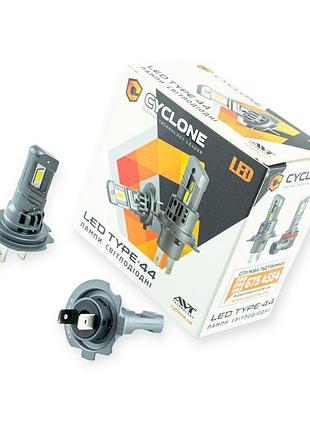 Автолампа led h7 12v type 44 25w 5000k 6700l радиатор cyclone