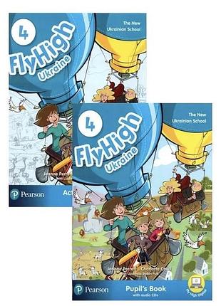Fly high 4 ukraine edition комплект (підручник + зошит