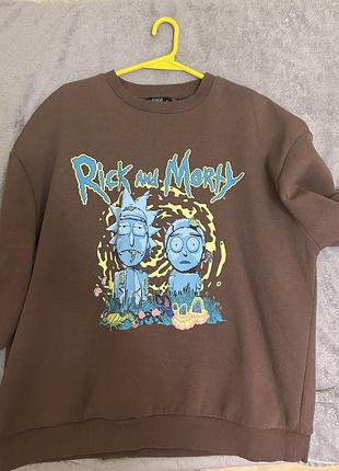 Світшот rick and morty