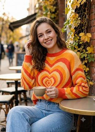 Красивий светр в осінніх кольорах від primark 💛🧡🍁