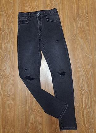 Джинсы стрейчивые skinny 13-14лет