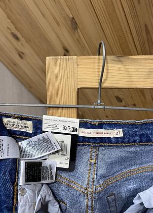 Джинси levi’s ribcage straight ankle 💙 w27/l27 10
