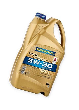 Олива моторна ravenol 5w-30 ^rnv "synthetic" с3, rn17 5л