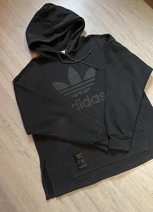 Жіноча худі від adidas чорного кольору