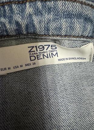 Джинсова куртка zara denim 2
