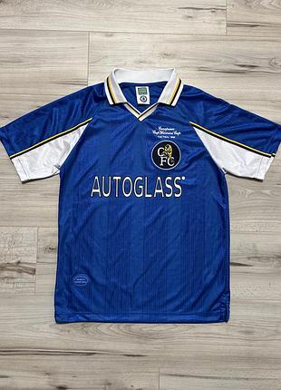 Ретро футбольная джерси челси chelsea fc 1998 european cup winners cup final retro, m, оригинал