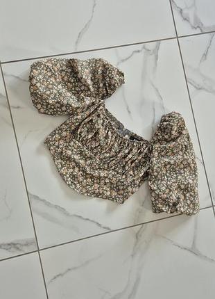 Красивий жіночий топ missguided квітковий принт
