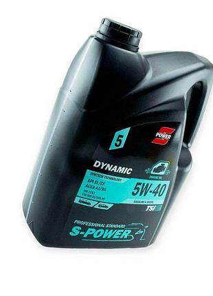 Олива моторна s-power 5w-40 dynamic tsi sl, cf 5л