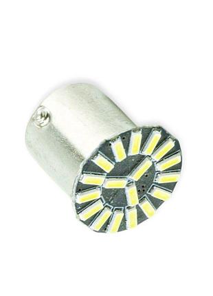 Автолампа світлодіодна а 12-21 white 18 smd-1156-4014 megalight
