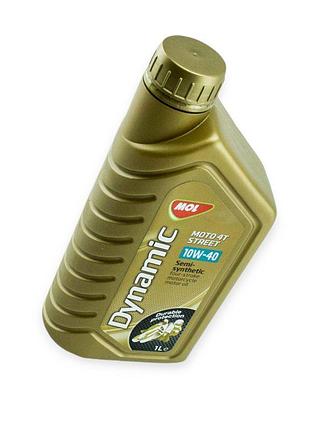 Олива моторна mol 4t dynamic street 10w-40 напівсинтетика 1л