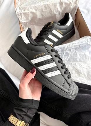 Adidas superstar 'core black white' ⚫️⚪️