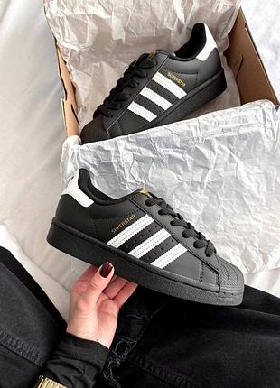 Adidas superstar 'core black white' ⚫️⚪️ 2