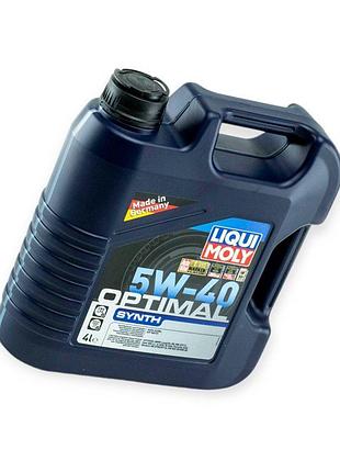 Масло моторное liqui moly 5w-40 optimal synth 4л