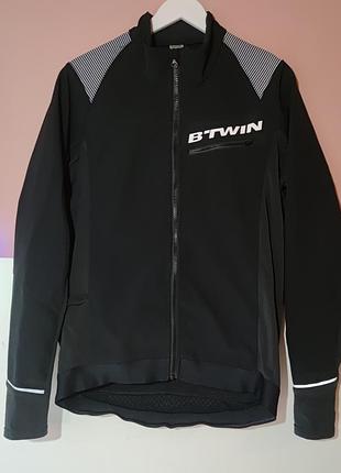 Вело куртка ветровка мужская b-twin размер l