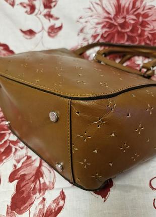Кожаная сумка шоппер clarks 7