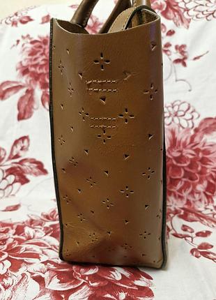 Кожаная сумка шоппер clarks 4