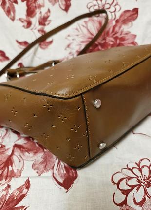Кожаная сумка шоппер clarks 6