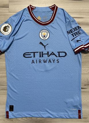 Игровая джерси манчестер сети puma manchester city 2022/2023 home jersey, факт m, оригинал