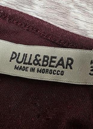 Боді pull&bear (бордове, l) 3