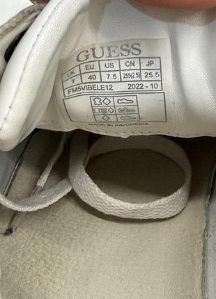 Кеди білі guess 25,5см 6