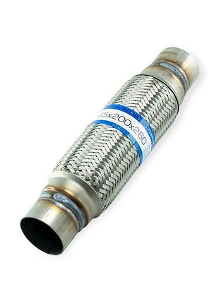 Гофра глушителя 45х200x260 (3-х слойная) + фланец euroex