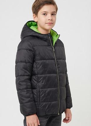 Демісезонна куртка з капюшоном pepperts (bionic-finish eco) для хлопчика, чорний, 134, 140, 146