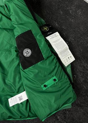 💚 пуховик stone island green 💚 3