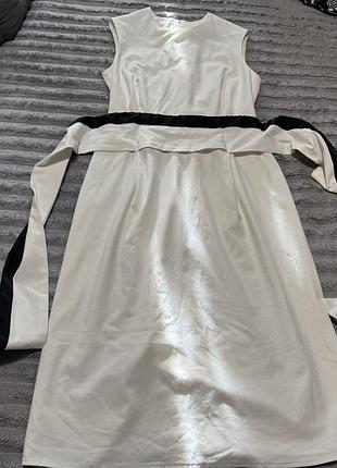 Сукня біла must have х litkovskaya (колекція kyiv—paris)