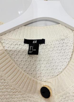 Кофта -кардиган молочний 6