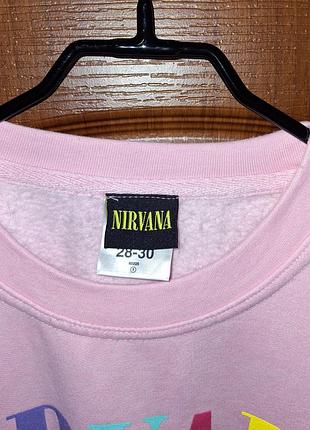 Світшот батал рожевий нірвана nirvana 5
