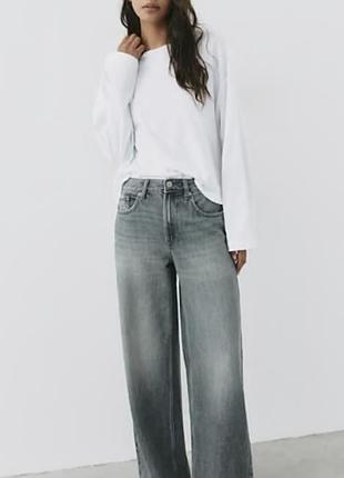 Сірі підліткові джинси h&m baggy (розмір 164 / 13-14 років) у чудовому стані