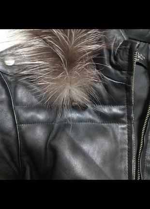 Кожаная куртка philip plein 4