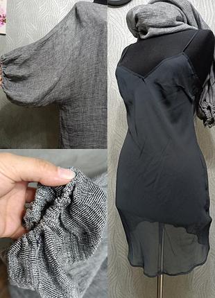 Сукня туніка жіноча massimo dutti льон 5