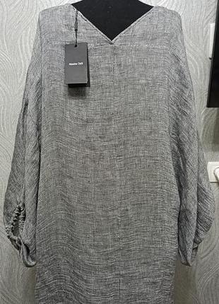 Сукня туніка жіноча massimo dutti льон 4
