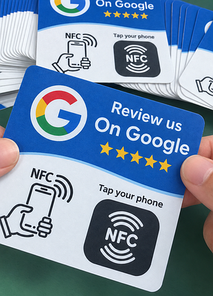 Nfc табличка для отзывов