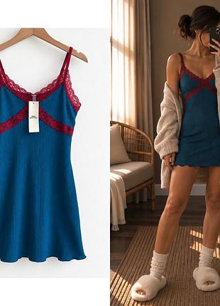 Urban outfitters нова сукня-комбінація s з мереживом