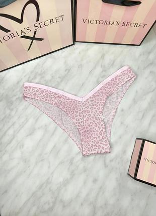 Хлопковые трусики-танга с логотипом. pink. victoria’s secret. оригинал 🇺🇸