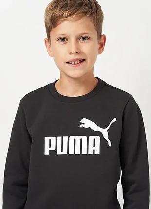 Котоновий світшот утеплений puma ess\164см