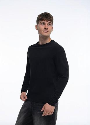 Лонгслів slavni mono чорний 2