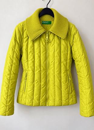 Куртка пуховик стограмівка united color benetton