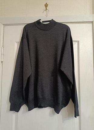 Мужской джемпер liberty (италия), 100% натуральная шерсть (woolmark pure new wool), размер xl.