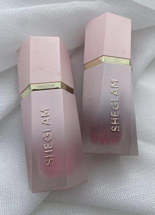 Sheglam color bloom liquid blush кремові матові рум'яна