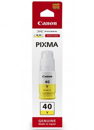 Контейнер з чорнилом canon gi-40y (3402c001)