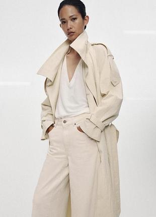 Тренч плащ zara