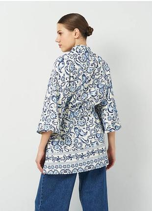 Піджак-кімоно жіночий zara xs/s синій