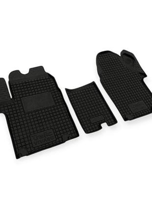 Коврики салона renault trafic, opel vivaro, nissan primastar (2001-2014) борт 2,5 см, с перемычкой avto-gumm